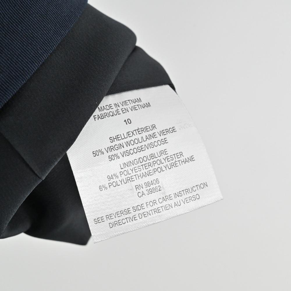 Theory Navy Sleeveless Wrap Dress - Picture 8 of 14